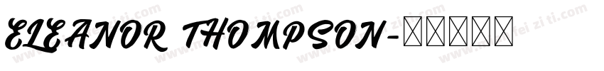 ELEANOR THOMPSON字体转换